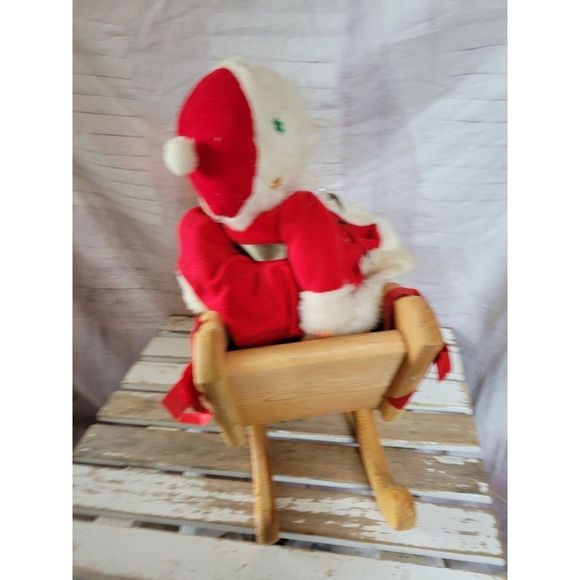 Wooden Mrs Claus vintage home decor Xmas large display - Picture 4 of 7